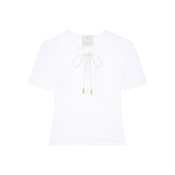 Givenchy Logo SS25 Regular T Shirt Women's White