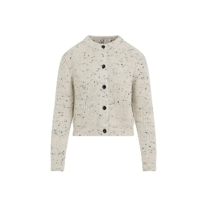 Bottega Veneta Buttoned Crewneck Sweater-0