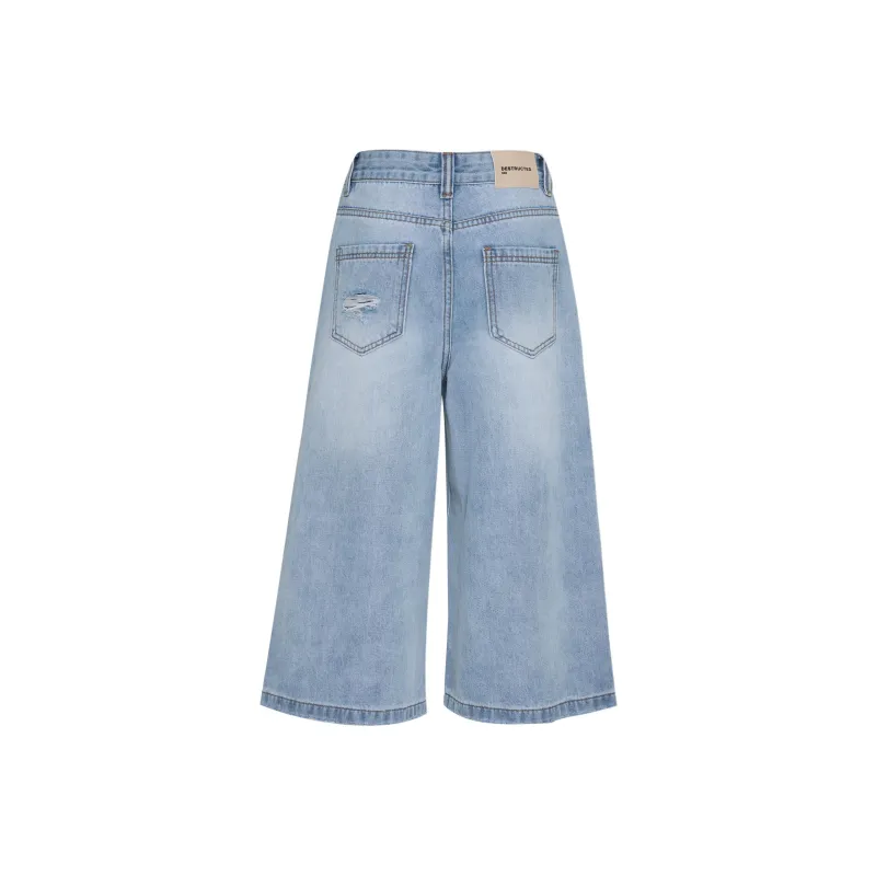 Poyz Denim Shorts Women's Sky Blue-8