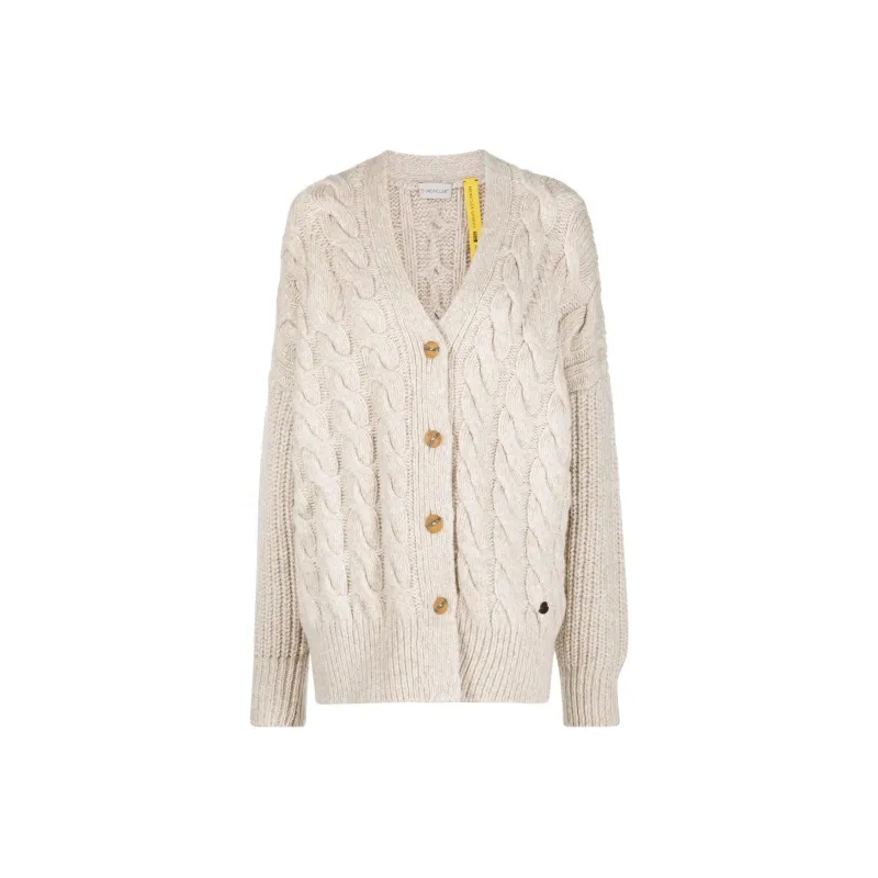Moncler Sweaters Women's Beige-0