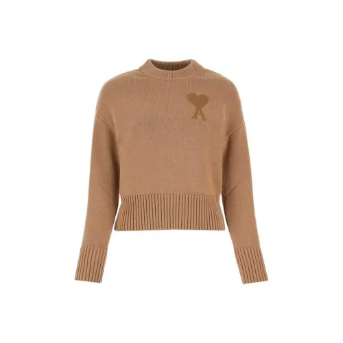 AMIPARIS Paris Ami De Coeur V Neck Knitted Jumper