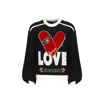 LOVE MOSCHINO FW22 Sweater Women's Black