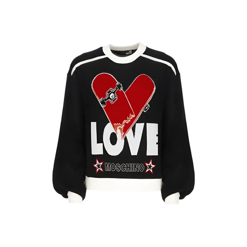 LOVE MOSCHINO FW22 Sweater Women's Black-0
