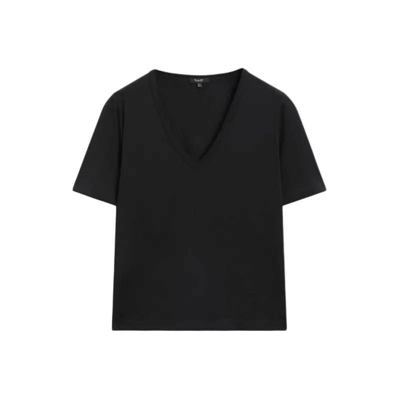 Massimo Dutti T Shirt Women's Black-0