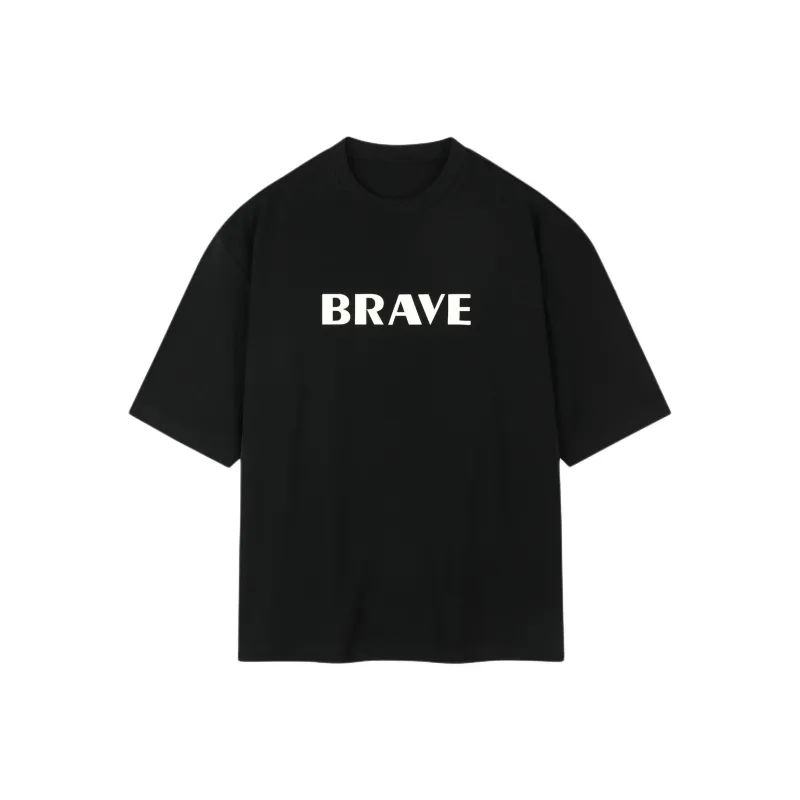 Korean Style Drop Shoulder Sleeve T Shirt Unisex-1