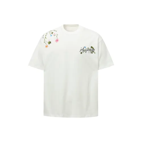 WAYHWEI Drop Shoulder Sleeve T Shirt Unisex
