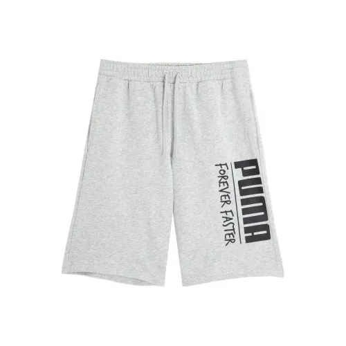 PUMA SHORTS Casual Shorts Unisex Light Mixed Gray