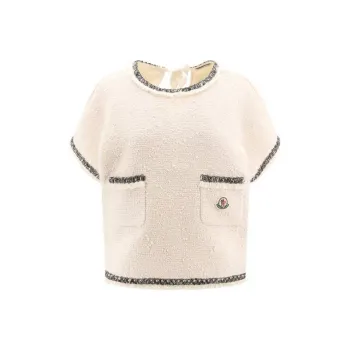 Moncler T Shirt Women's Milk White