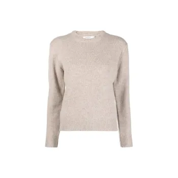SPORTY & RICH Logo embroidered Wool Jumper