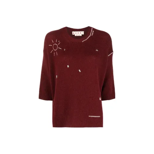 MARNI Sweaters Women's Burgundy