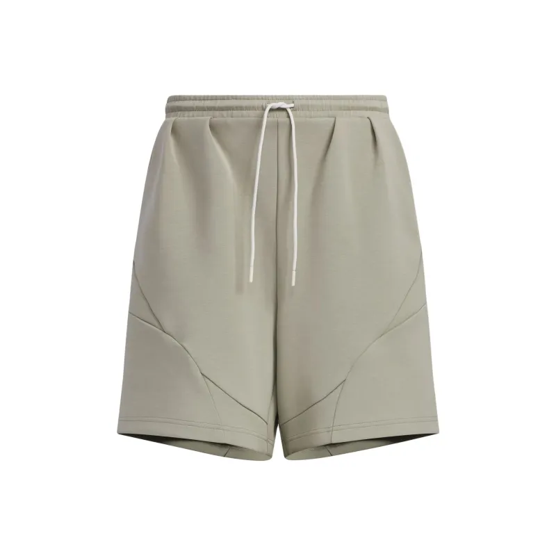 Adidas FUTURE STYLE KNIT SHORTS Casual Shorts Men's Pebble Silver Gray-0