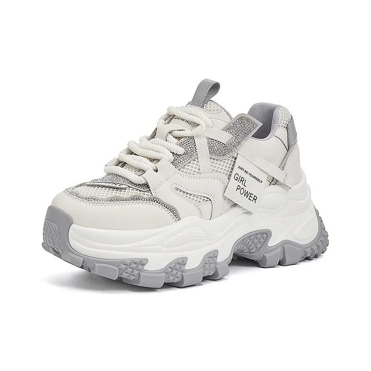 DAPHNE Anti Slip Wear Resistant Low Top Chunky Sneakers Women's-1