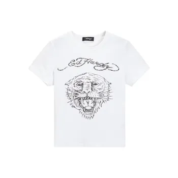 Ed Hardy T Shirts Women's White