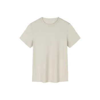 Anta Comprehensive Training Collection Sports Lifestyle Collection T-Shirt Women's Oatmeal Gray