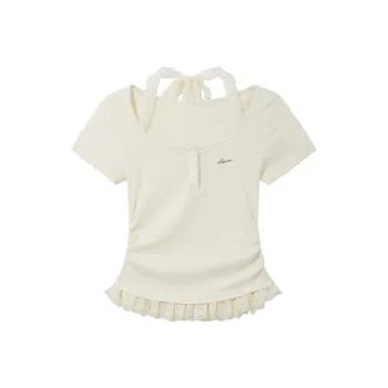 Mu Xiao Xin Set in Sleeve T Shirt Women's