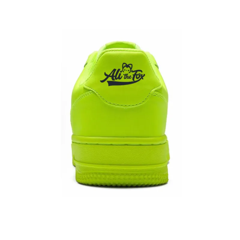 ALI THE FOX Low-Top Skateboard Shoes Women's Classic White/Hai Chang Blue-54