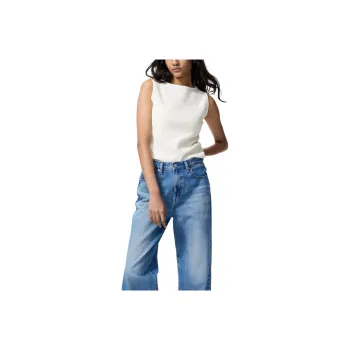 UNIQLO Tank Tops Women's Ivory