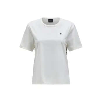 PEAK PERFORMANCE Drop Shoulder Sleeve T Shirt Women's Vintage White