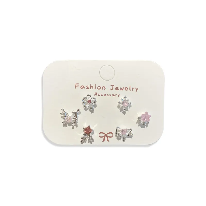 Inkopper Alloy Stud Earrings Women's-5