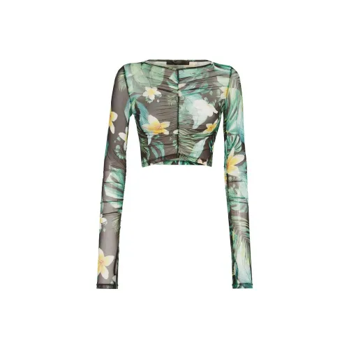 PHILIPP PLEIN Hawaii print Cropped Top