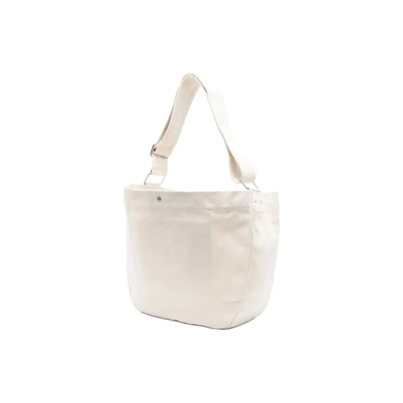 A.P.C Cotton Tote Bag, Shopping Bag, Shoulder Bag Women's Beige-1