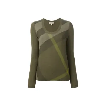 Burberry Sweater Women's Olive Green