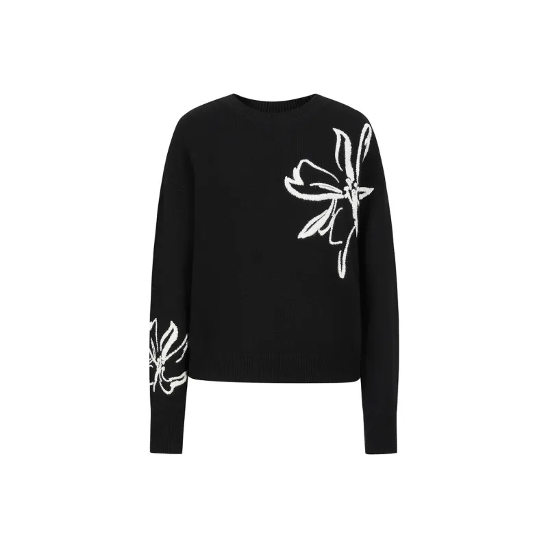 JZ. ANNAKRO Sweater Women's Plain Black-0