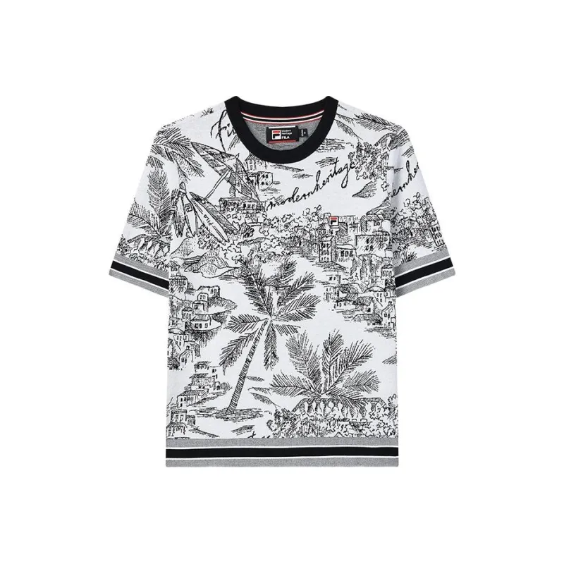 FILA T Shirts Women's White-0