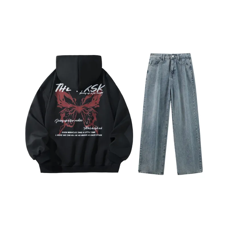 A.X.S.K Sweatshirt Sets Unisex-91
