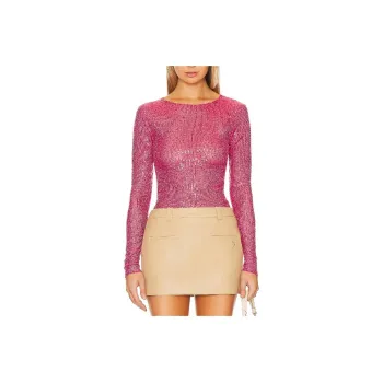 FREE PEOPLE T-Shirt Women's Fuchsia