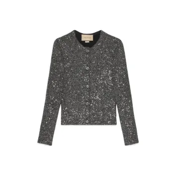 GUCCI Sequin Round neck Cardigan