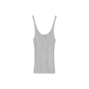 ZARA Tank Tops Women's Silver