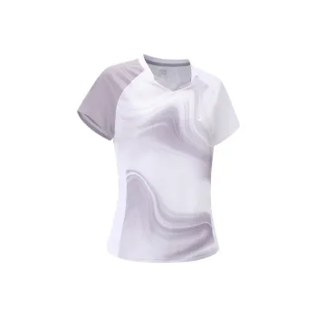 DECATHLON Raglan Sleeve T Shirt Women's Light Pink Purple