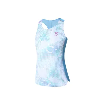 Macondo Tank Top Women's Blue Shimmer