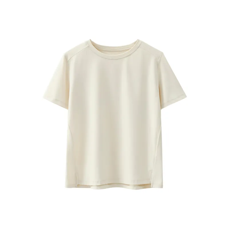 AWAO T-Shirt Women's Cream Yellow-0