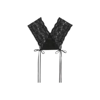 DRIES VAN NOTEN Cropped Lace Top