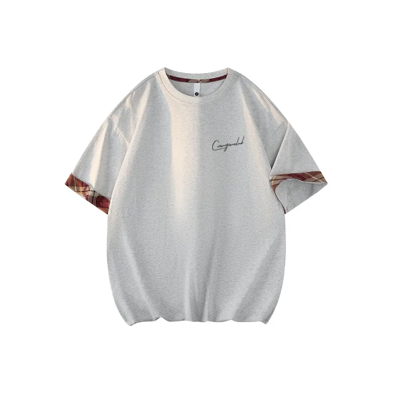 COMGM Drop Shoulder Sleeve T Shirt Unisex White-8