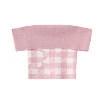 Cubic Out Of The Peach Series Crop Tops Women's