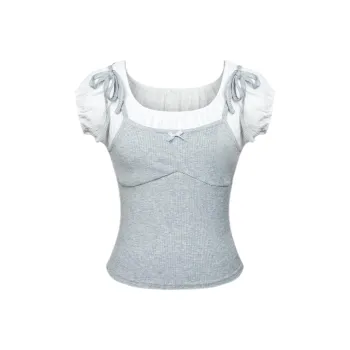 ABBY GODDESS T Shirt Women's Gray