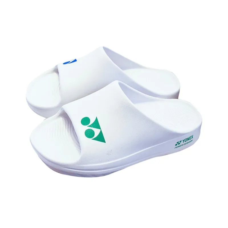 YONEX Slip Resistant Cushioning Slide Slippers Unisex White-2