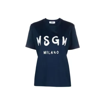 MSGM T Shirt Women's Marine Blue