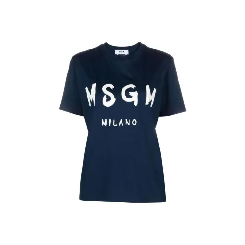 MSGM T Shirt Women's Marine Blue