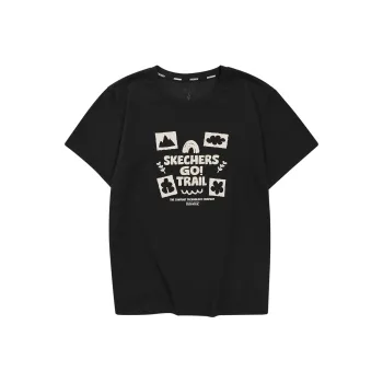 Skechers Wilderness Outdoor Collection Sorona T Shirt Women's Carbon Black