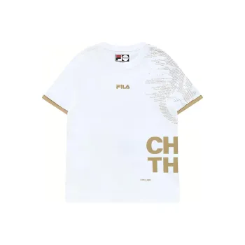 FILA FUSION Set in Sleeve T Shirt Women's Standard White