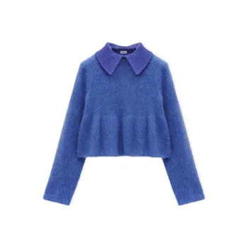 LOEWE Polo Sweater 'Blue'