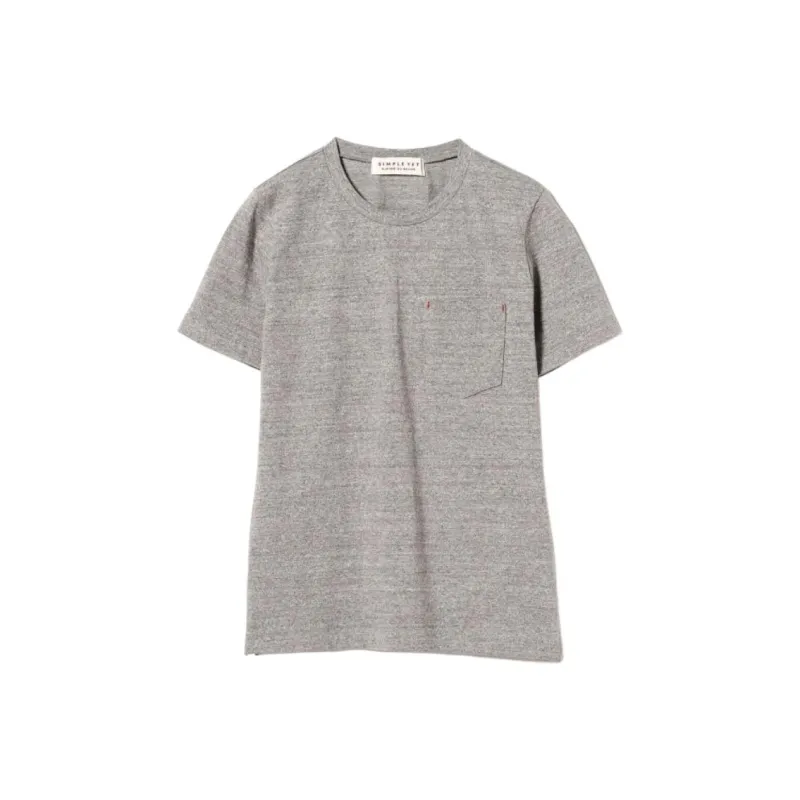 Beams T Shirts Women's Gray-0