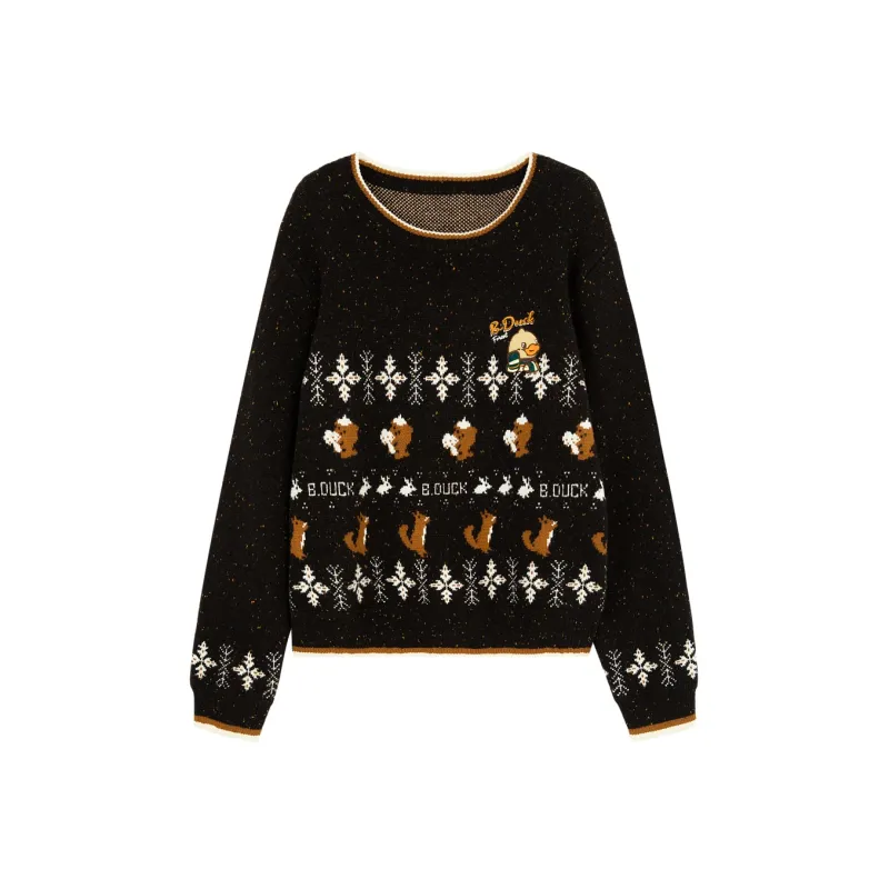 B.Duck Sweaters Women's Black-0