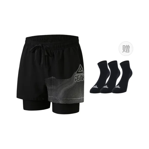 PEAK Sports Shorts Men's Comes With Socks