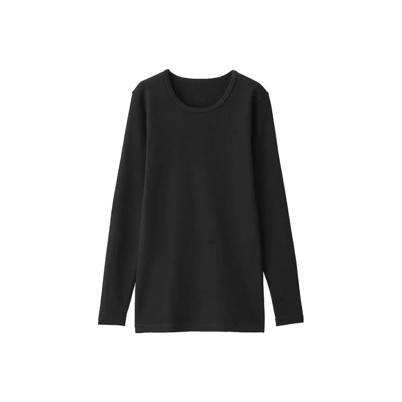 MUJI Drop Shoulder Sleeve T-Shirt Women's-0