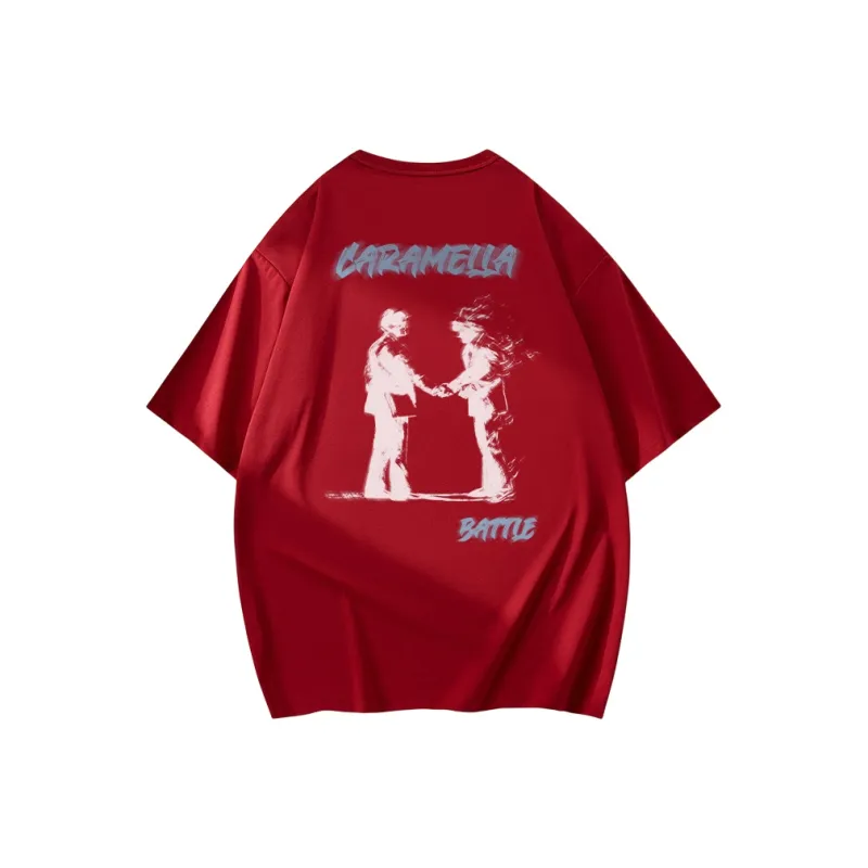 Caramella Drop Shoulder Sleeve T Shirt Women's-12